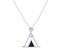 Sopodbacker Collier Pendentif Argent Bijoux Hommes Femmes Necklace Accessoires Bleu Huile Goutte Horloge Sablier Pendentif Collier Femelle Géométrique 银色