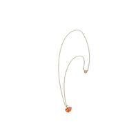 Sopodbacker Collier Pendentif Argent Bijoux Hommes Femmes Necklace Amour Simple Clavicule Chaîne Collier Hommes Et Femmes Fête Géométrique Mariage Punk Cadeau 玛瑙红心【银扣】