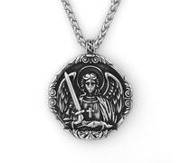 Sopodbacker Collier Pendentif Argent Bijoux Hommes Femmes Necklace Amulette Croix Pendentif Collier Bijoux Rétro Fête Géométrique Punk
