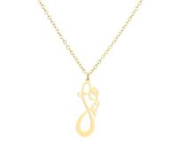 Sopodbacker Collier Pendentif Argent Bijoux Hommes Femmes Necklace Ange Chaîne Collier Bébé Mère Mémorial Collier Bijoux Femmes 金色