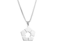 Sopodbacker Collier Pendentif Argent Bijoux Hommes Femmes Necklace Blue Lock Soccer Colliers Femme Créatif Couples Chaîne Cosplay Collier