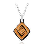 Sopodbacker Collier Pendentif Argent Bijoux Hommes Femmes Necklace Collier Pendentif Deuxième Dimension Chaîne De Clavicule Rétro Party Anime Cadeau De Mariage pour Hommes Et Femmes 款7