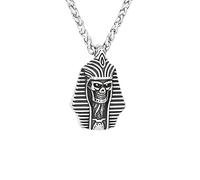 Sopodbacker Collier Pendentif Argent Bijoux Hommes Femmes Necklace Collier Pendentif Pharaon Égyptien Sphinx Rétro Party Hommes Et Femmes Géométrique 单吊坠