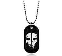 Sopodbacker Collier Pendentif Argent Bijoux Hommes Femmes Necklace Crâne Long Pendentif Punk Cadeau Fête Hommes Et Femmes Mariage Cadeau Simple Rétro