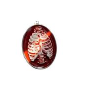 Sopodbacker Collier Pendentif Argent Bijoux Hommes Femmes Necklace Crâne Os Pendentif Collier Couple Rétro Hommes Et Femmes Fête Géométrique Cadeau De Mariage