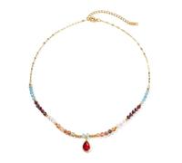 Sopodbacker Collier Pendentif Argent Bijoux Hommes Femmes Necklace Pendentif Perle Chaîne Collier Cadeau Vintage Fête Bijoux Fête De Mariage Boho