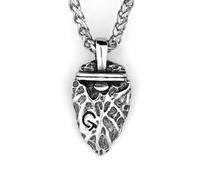 Sopodbacker Collier Pendentif Argent Bijoux Hommes Femmes Necklace Pendentif Rétro Hommes Et Femmes Géométrique Party Punk Simple Collier 配60厘米龙骨链