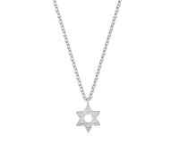 Sopodbacker Collier Pendentif Argent Bijoux Hommes Femmes Necklace Pentagramme Colliers Pendentifs Chaîne Star Mariage Fête Boho Femmes Bijoux Silvercolor