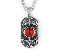 Sopodbacker Collier Pendentif Argent Bijoux Hommes Femmes Necklace Vintage Eagle Eye Pendentif Collier Bijoux Pour Hommes Et Femmes Punk Géométrique Party