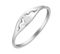 Sopodbacker Ring Bagues Bague Bijoux Femme Hommes Anneau De Poing De Loutre pour Femmes Hommes Animaux De Compagnie Amant Accessoires Argent