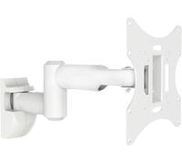 Soporte De Pared Para Monitores Y Televisores De Hasta 42 Pulgadas, Giratorio (+/-90°), Inclinable (+/-20°), Vesa 50x50 - 200x200, Capacidad De Carga Máxima 30,0 Kg, Blanco