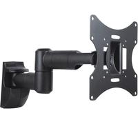 Soporte De Pared Para Monitores Y Televisores De Hasta 42 Pulgadas, Giratorio (+/-90°), Inclinable (+/-20°), Vesa 50x50 - 200x200, Capacidad De Carga Máxima 30,0 Kg, Negro