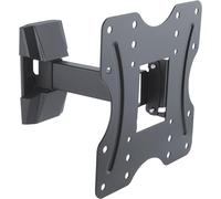 , Soporte De Pared Para Tv De Hasta 42 Pulgadas, Inclinable (+3°/-10°), Giratorio (+/-90°), Extensible Máximo 20,5 Cm, Hasta Vesa 200, Capacidad De Carga: 25,0 Kg, Negro