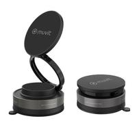 Soporte de Smartphone para Coche Muvit For Change MCCHL0035- Negro