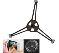 Soporte De Soporte De Bandeja De Placa De Vidrio De Microondas,Rodillo De Anillo Giratorio De Triple Brazo,Anillo Giratorio De Placa De Vidrio Soporte De Bandeja (24.5cm)