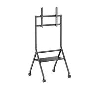 Soporte de suelo Aisens bandeja y ruedas para pantalla 37-86" VESA hasta 600x400mm