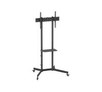 Soporte de suelo Aisens FT70TE-333 acero negro ruedas inclinable para TV 37-70" hasta 45kg