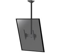 Support plafond inclinable pour 1 écran portrait 43''-75'' - Hauteur 150cm
