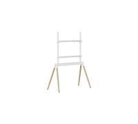 Soporte de TV Gembird TVS-86F-01-W Blanco/Madera 55-86" Gestión de cables integrada