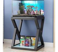 Soporte Para Acuario de Pie, Soporte Para Tanque de Dos Niveles, Estante de Almacenamiento Multiusos, No Requiere Montaje, Altura 70 Cm/27,6 Pulgadas(C,LxW60x50cm/23.6x19.7in)