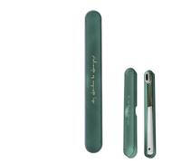 Soporte para Cepillos Dientes De Viaje - Estuche De Viaje para Cepillos De Dientes,Contenedor De Tubo para Soporte De Cepillo De Dientes Transpirable | Caja De Almacenamiento para Cepillos para