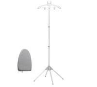 Soporte Para Plancha De Vapor Plegable - Percha Giratoria 360° Altura Ajustable 84-160cm | Incluye Guante De Planchado | Portátil Vertical Para Ropa, Chaquetas, Pantalones, Vestidos De Novia, Dormitor