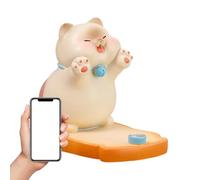 Soporte Para Teléfono De Escritorio - Figura De Gato | Accesorio Para Tableta Y Smartphone, Decoración Para Hogar Sala Dormitorio Estudio Llamadas Reuniones Trabajo Lectura