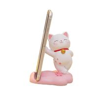 Soporte Para Teléfono Para Gatos, Lindo Soporte Para Teléfono Para Escritorio, Soporte Para Teléfono Móvil Con Diseño De Gato De Dibujos Animados | Soporte De Escritorio Antideslizante Para Teléfono