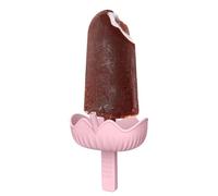 Soportes para paletas de hielo sin : fundas de silicona con soporte para pajita, juego de 6 piezas para niños, material flexible de calidad alimentaria, accesorio para golosinas congeladas, uso p