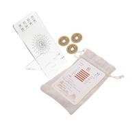 SOPOTUTU 1 Ensemble Cartes de Divination I Ching Ensemble de Hexagrammes pour Débutants Oracle Chinois pour Prédictions Cartes de Fortune et Apprentissage