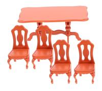 SOPOTUTU 1 Ensemble Mini-Table Et Chaise Jouets Table Et Chaise Enfant Petite Table Et Chaise Brun