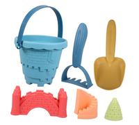 SOPOTUTU 1 Ensemble Seau à Sable Pelle et Accessoires Colorés pour Jouer sur Sable Parcs Couleur Aléatoire
