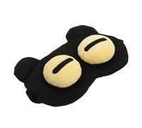 SOPOTUTU 1 Pièce Couverture Oculaire De L'ombrage Masque Œil Sombre Dormir Les Yeux Bandés Doux Dormeur Dessin Animé Portable Nuit Enfants Bonjour Couverture Des Yeux Sommeil Polyester Noir