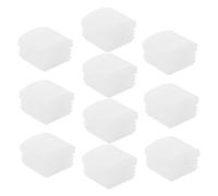 SOPOTUTU 10 Pièces Bouchon D'extrémité en Plastique Blanc pour Protections de Barrières de Lit, Revêtement de Finition Facile d'entretien Adapté aux Garde-Corps de Soins à Domicile et