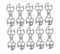 SOPOTUTU 10 pièces Clé Multifonction Outil Réparation Hexagonal Multi Robuste et Portable pour Tricycle Camping et Randonnée