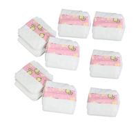 SOPOTUTU 10 Pièces Couches de Poupée Réalistes pour Jeu Imitation Accessoires de Poupées Couches Remplaçables pour pour Jeu de Rôle et Habillage