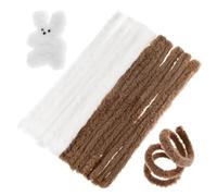 SOPOTUTU 10 Pièces Cure Pipes Chenille Douce pour Tiges Colorées pour Projets Diy Artisanat Halloween et Décorations Festives