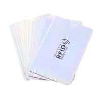 SOPOTUTU 10 pièces Protection RFID Étui Carte Bancaire Magnétique Protège Cartes Identité et Crédit Piratage Compatible Standard Compact et pour Usage