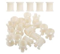 SOPOTUTU 100 Pièces Caster Stem Socket Inserts For Office Chairs Plastic Sleeve Replacements For Chair Swivel Wheels Noise-reducing And Floor-protecting Socket Covers