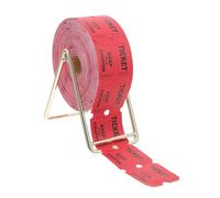 SOPOTUTU 1000 Pièces Tickets de Numérotés avec Support Doré Billets Doubles pour Récompenses Classe Décorations Carnaval Halloween Tickets Cinéma pour Événementielles