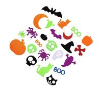 SOPOTUTU 100pièces Lot De Autocollants Mousse Pour Halloween Paillettes Décoratifs Pour Loisirs Créatifs De Fête