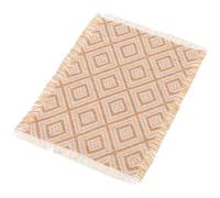 SOPOTUTU 12 Fait Main en Coton 16×10 CM Décor Maison de Poupée Style Turc Tapis Tissé Accessoires pour Maison Miniature Décorations Réalistes