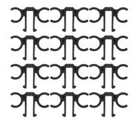 SOPOTUTU 12 Pièces Clips de Fixation pour Bâtons de Randonnée Connecteurs Forme pour Bâtons de Marche et Ski Clips Robustess pour Transport et Rangement Plein Air