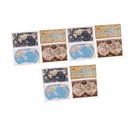 SOPOTUTU 12 Pièces Miniatures de Cartes Murales pour Maison de Accessoires Décoratifs Papier pour Décoration Intérieure