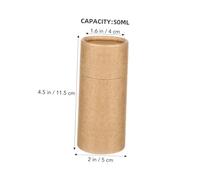SOPOTUTU 12 Pièces Paper Tube Boxes For Essential Oil Packaging Multipurpose Kraft Paper Cylinders With Elegant Design For Gift And Storage