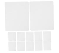 SOPOTUTU 12 Pièces Tapis de Souris Blanc Vierge pour Sublimation Surface Résistante et Caoutchouc Antidérapant, pour Bureau et Impression par Transfert Thermique
