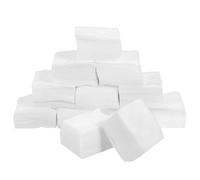 SOPOTUTU 1200 pièces Lingettes Démaquillantes Coton Visage et Ongles Absorbantes Fines pour Salon Nettoyage Vernis et Visage