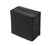 SOPOTUTU 12pcs Patins Réglables pour Pieds de Table de Billard en Peva Noir, Résistants à l'usure et Stables, Adaptés pour Salle de Jeux et Restaurant