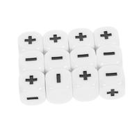 SOPOTUTU 12pièces Dés Mathématiques pour Enseignement Opérations Calculs Jeux Éducatifs pour Garçon Fille Accessoires De Classe Cadeaux De Fête