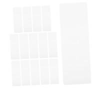 SOPOTUTU 15 Pièces Lot De Pochettes Transparentes Pvc Pour Marque-pages Et Photos Manchons Légers Et Résistants Pour Loisirs Créatifs Et Protection Œuvres Art